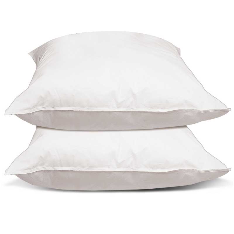 Superieur 100% Percaline katoen|Set van 2|Witte Kussensloop 60x70cm