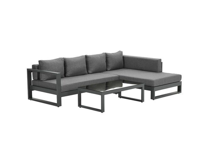 Garden Impressions Esmee loungeset links carbon black mystic grey