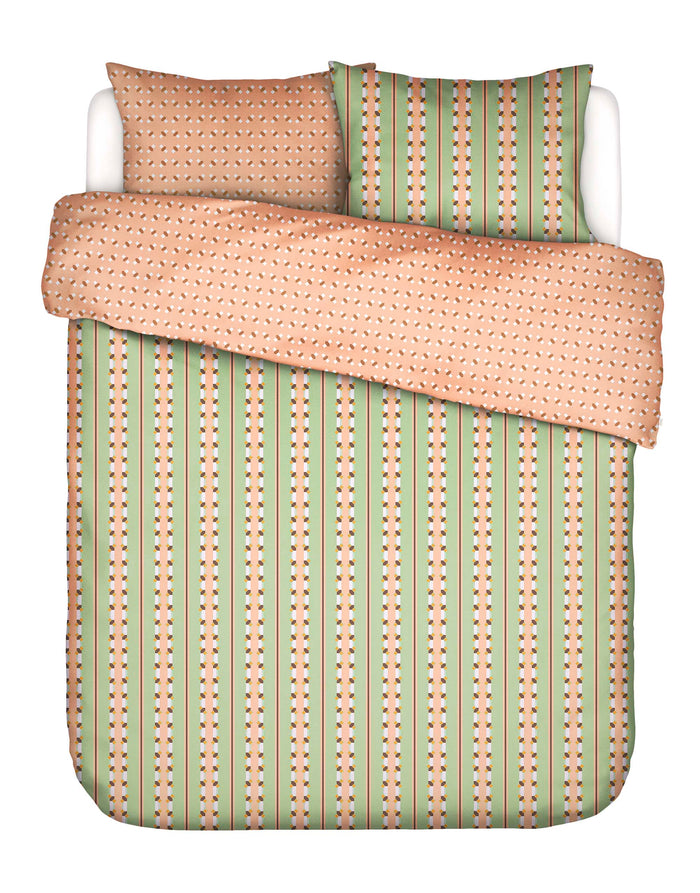 Essenza Iva Dekbedovertrek 200 x 220 cm -  Jade Green