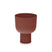 Kave Home - Metalen vaas Hilari terracotta 21,5 cm