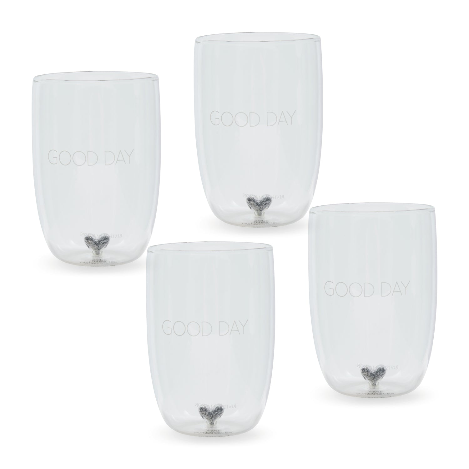 Riviera Maison Waterglazen - Good Day Glass L - 560ML - Set van 4