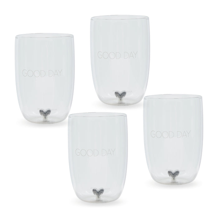 Riviera Maison Waterglazen - Good Day Glass L - 560ML - Set van 4