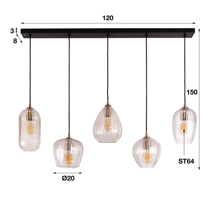 by fonQ  Jelmer Hanglamp - Diamond