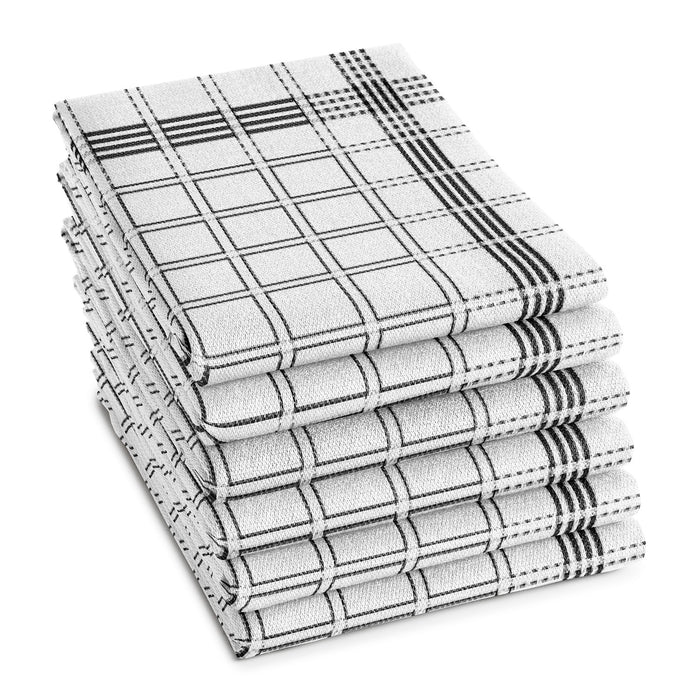 DDDDD theedoek National - 60x65 cm - Black - 6 stuks