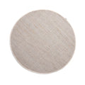 Nordic Weavers Rond wollen vloerkleed Lett - wit|beige - 250 cm rond
