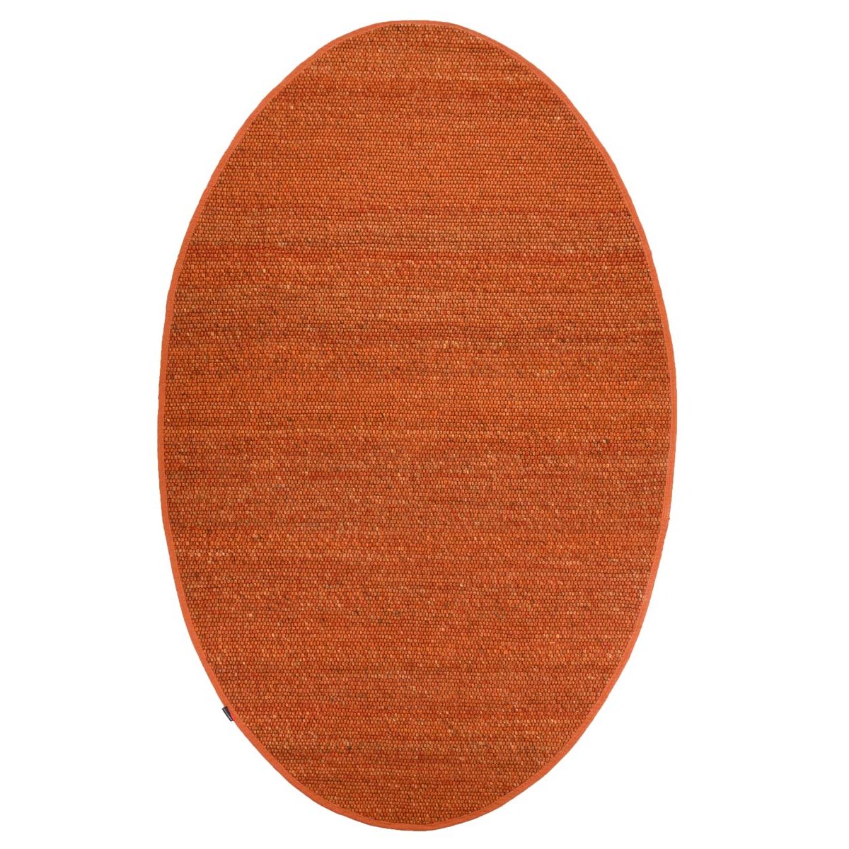 Nordic Weavers Wollen vloerkleed ovaal - Lett cognac - 205x305 cm