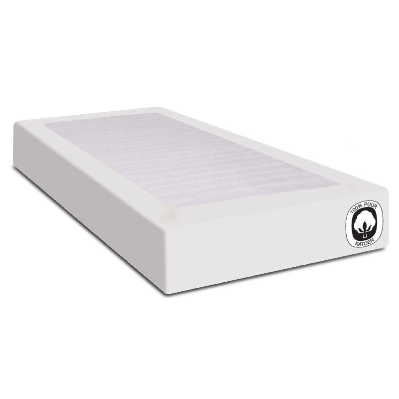 Superieur Wit Percaline Katoenen Hoeslaken 200x220cm