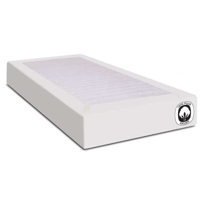 Superieur Wit Percaline Katoenen Hoeslaken 180x200cm