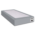 Superieur Grijs Percaline Katoenen Hoeslaken 90x200cm