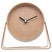 NeXtime - Tafel Wekker 14x13x7cm-Stil-Roze-Metaal-NeXtime "Berlin