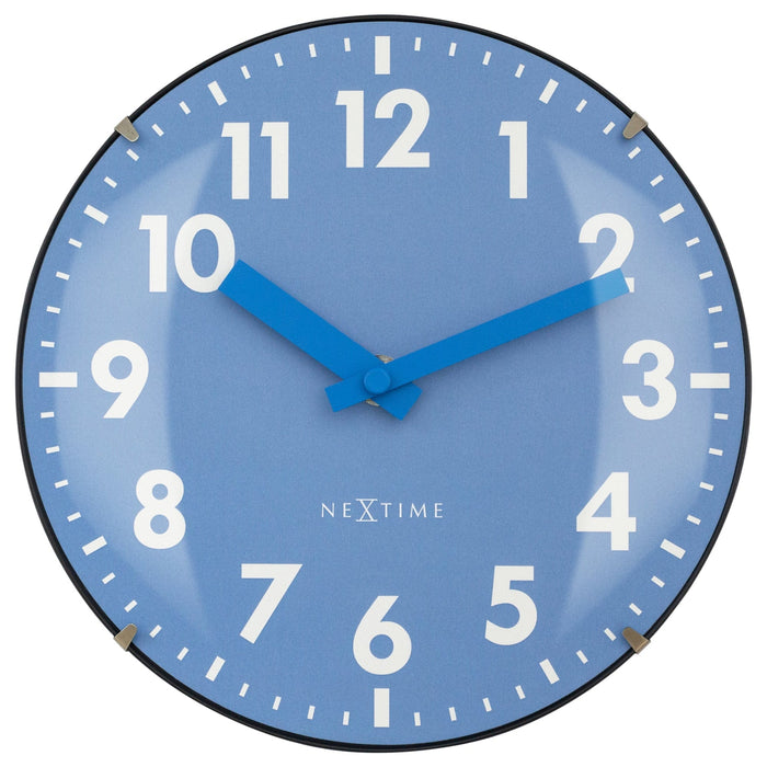 NeXtime - Tafel|Wandklok 20cm-Koepelvormig Glas