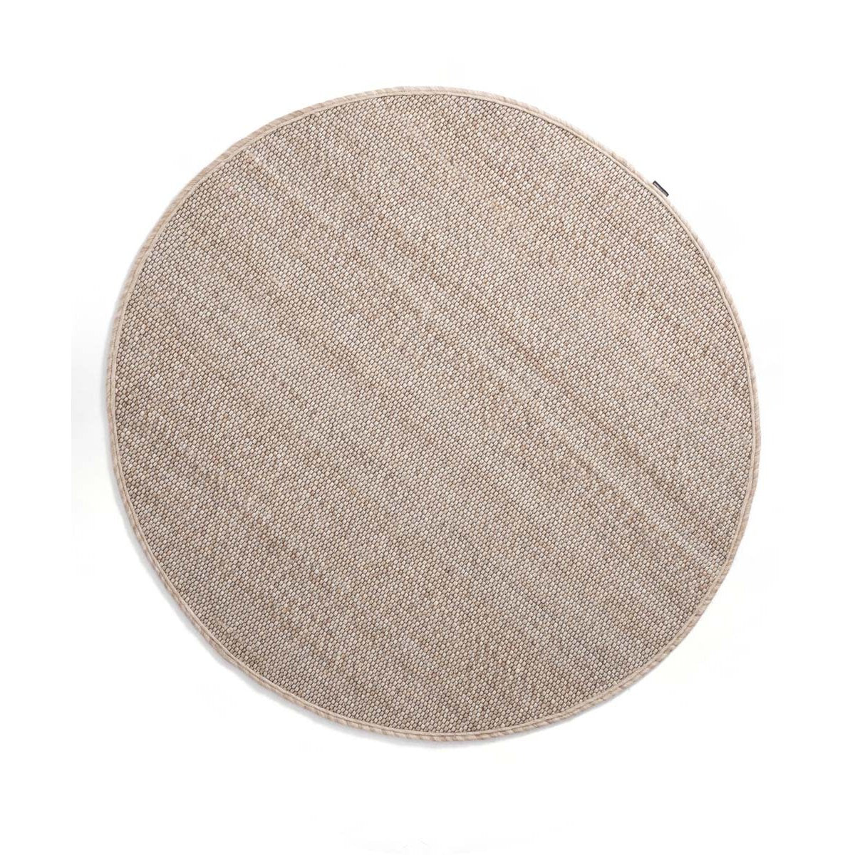 Nordic Weavers Rond wollen vloerkleed Lett - beige|crème - 300 cm rond