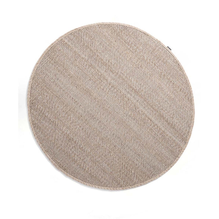 Nordic Weavers Rond wollen vloerkleed Lett - beige|crème - 300 cm rond