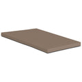 Harris&Darwin Taupe Percaline Katoenen Topper Hoeslaken 140x200cm