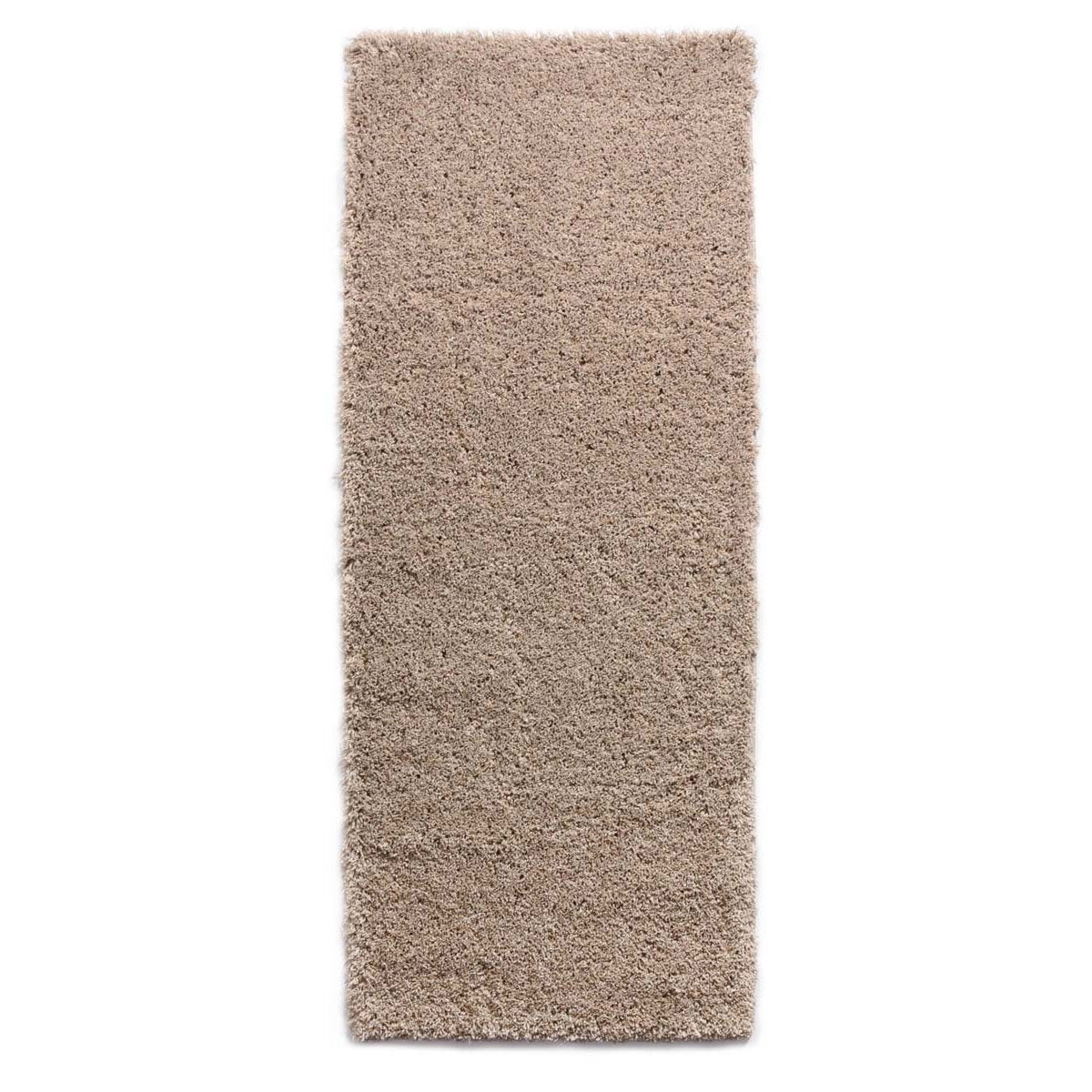 Tapeso Hoogpolige loper - Cozy Shaggy beige - 80x200 cm