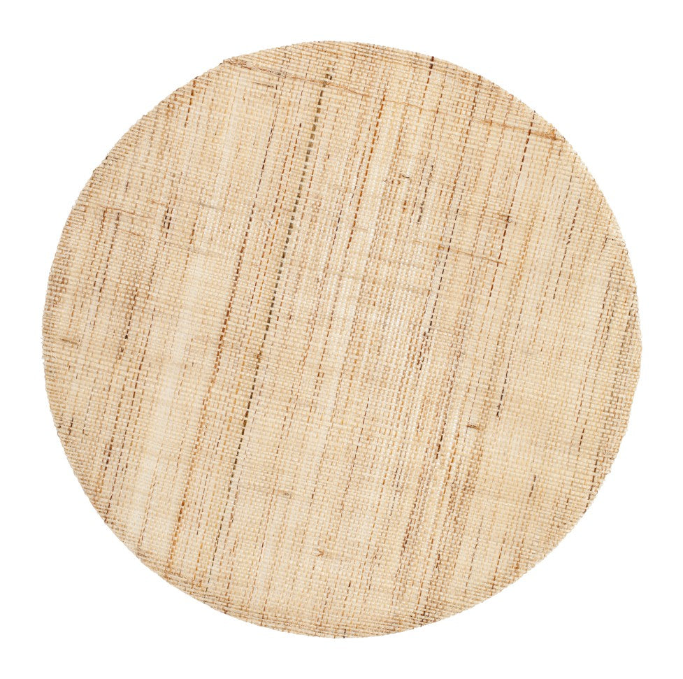 Home Delight - Placemat Linnen rond naturel set|6