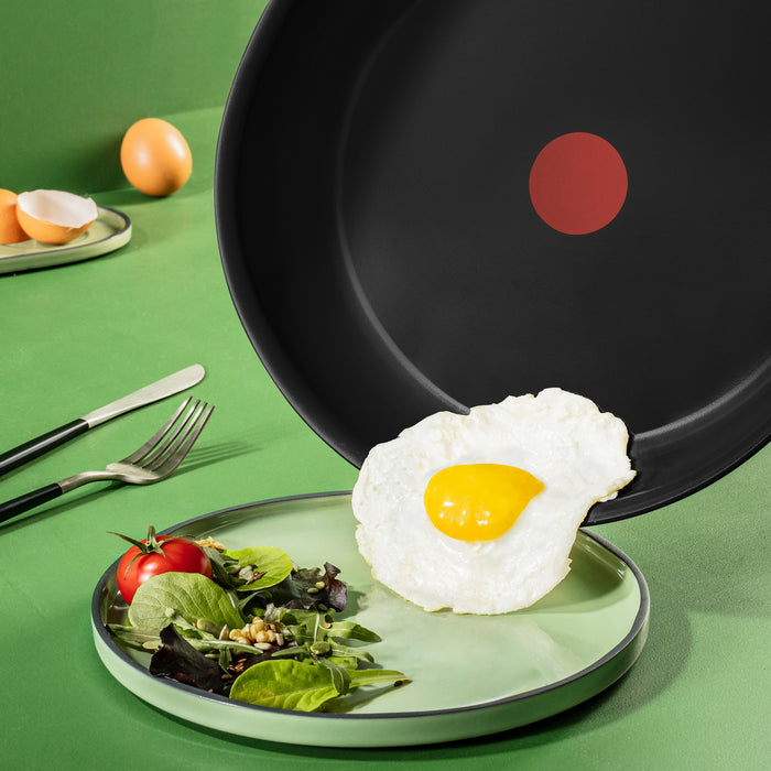 Tefal Renew Black ON Keramische Koekenpannenset Ø 24/28 cm
