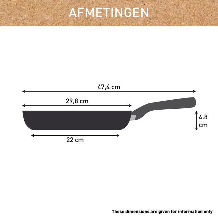 Tefal Renew Black ON Keramische Koekenpannenset Ø 24/28 cm