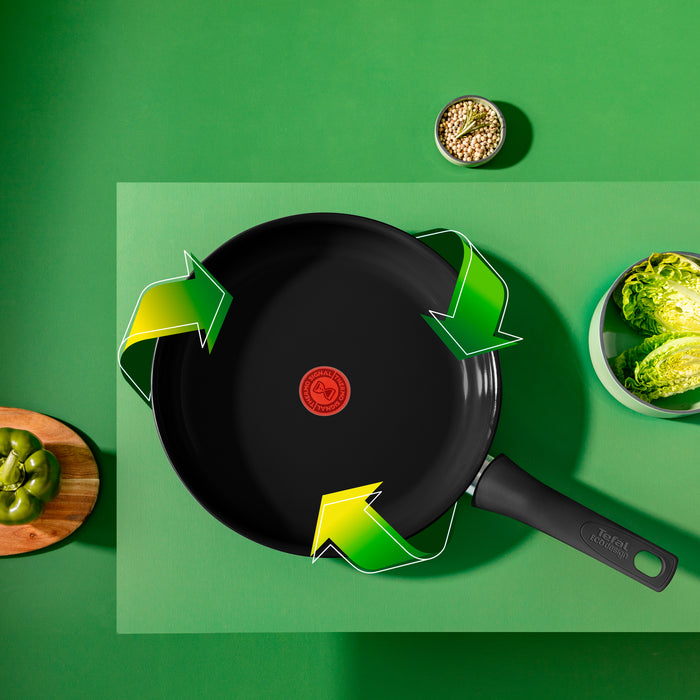 Tefal Renew Black ON Keramische Koekenpannenset Ø 24/28 cm