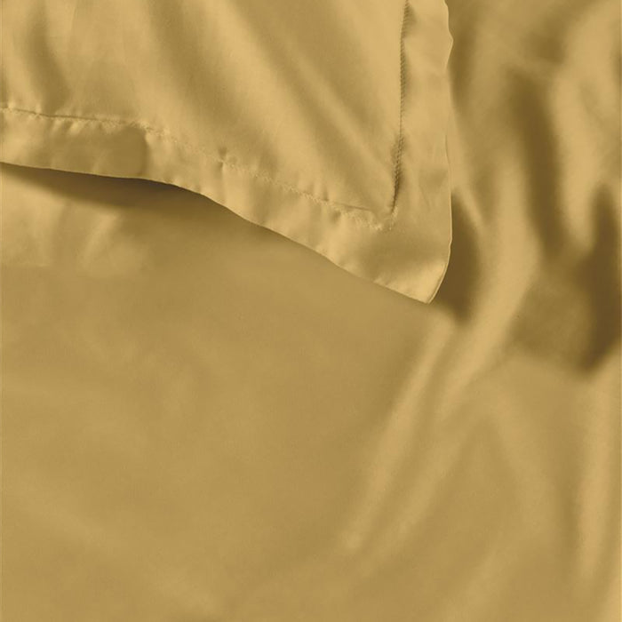 Ambiante Satin Dekbedovertrek 140 x 200/220 cm - Lichtgeel