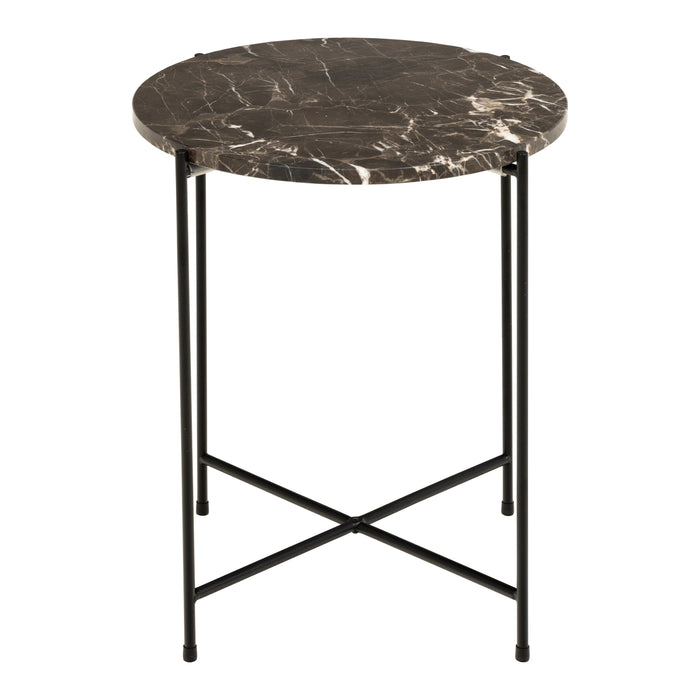 by fonQ Dainty Bijzettafel Ø 42 cm - Bruin