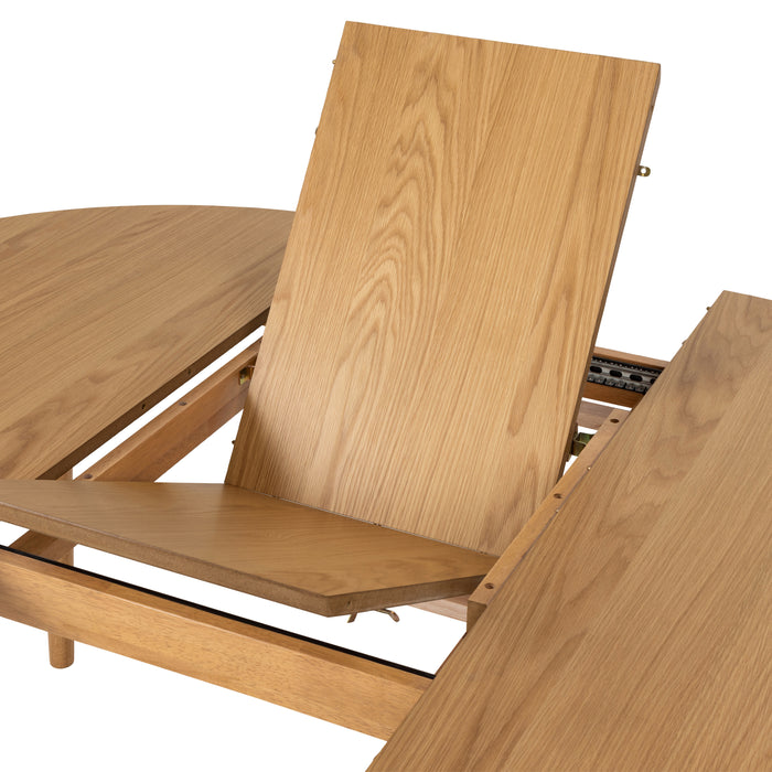 by fonQ Evolve Eettafel Uitschuifbaar - Ø 115 cm - Eiken