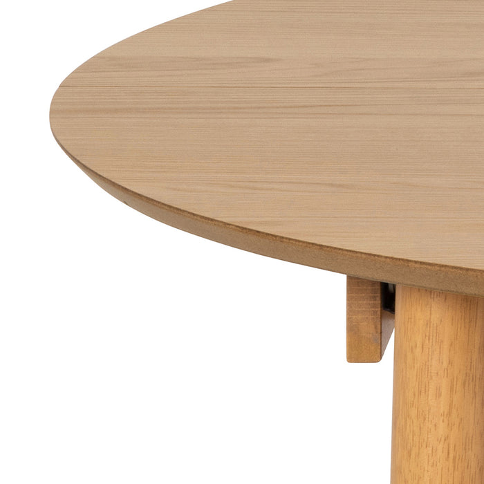 by fonQ Evolve Eettafel Uitschuifbaar - Ø 115 cm - Eiken