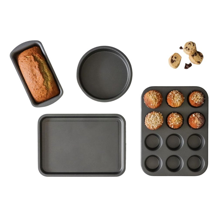 KitchenCraft - Bakvormenset, 4-delig - KitchenCraft