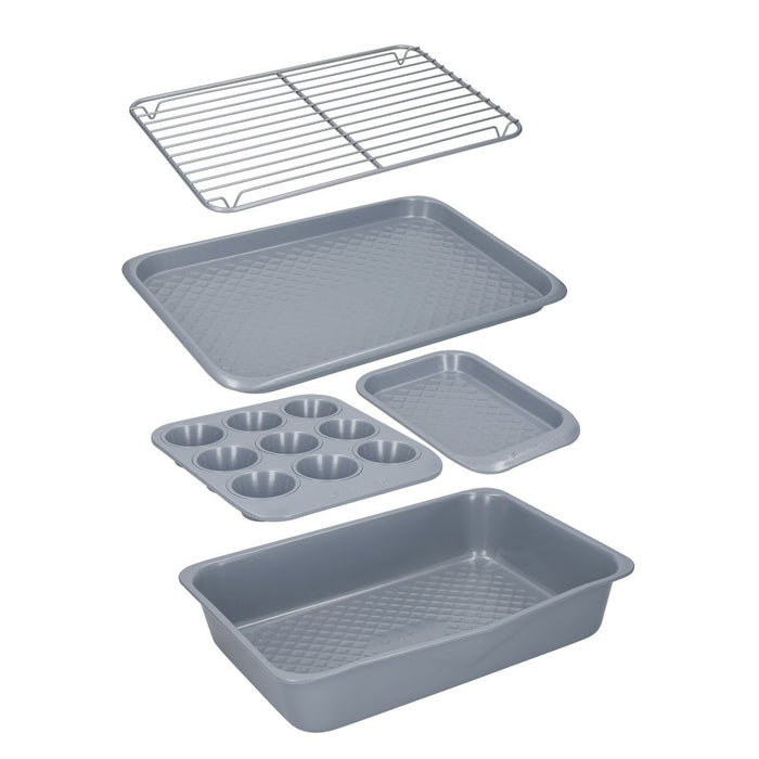 MasterClass - Keramische Bakset, 5-delig, Anti-kleef - MasterClass