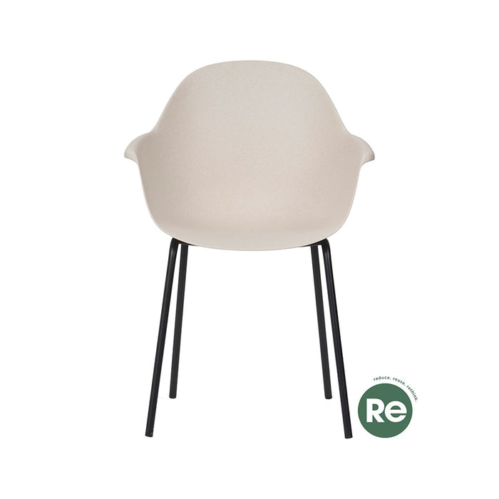 Lisomme Dorian tuinstoel gerecycled bamboe créme