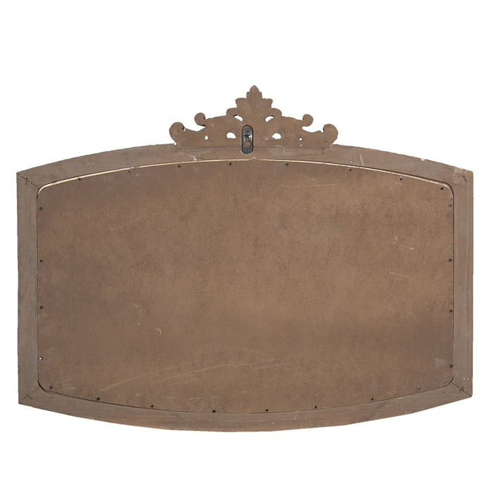 Clayre & Eef Spiegel 72x55 cm Wit Hout