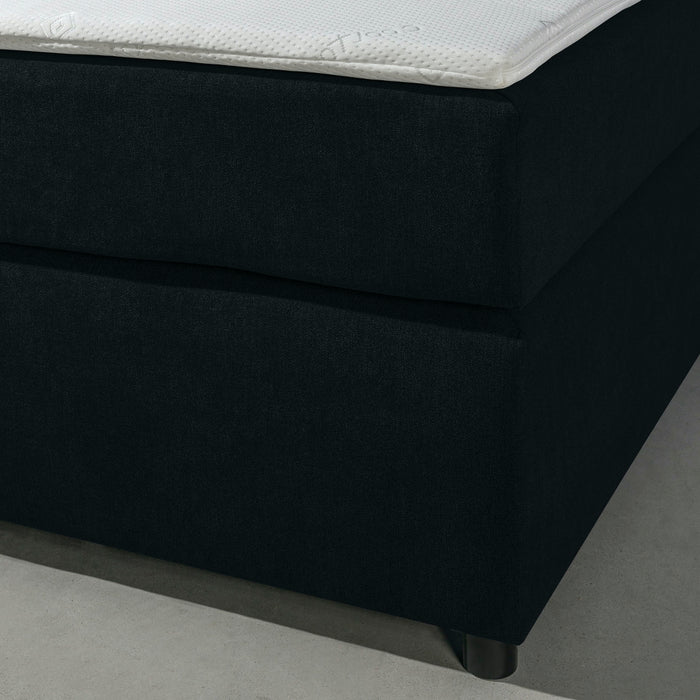 Mörgenn Boxspring Marseille - Pocketvering - Zwart - 180x220