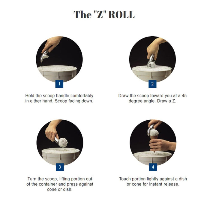 Zeroll Orginal Scoop Ijsschep - Goud - Ø55 mm - 20 Bollen Per Liter