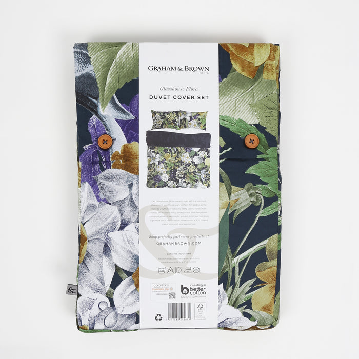Graham & Brown Dekbedovertrek 220x230 - Glasshouse Flora