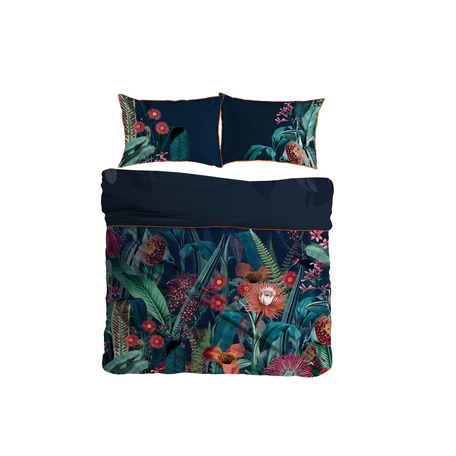 Graham & Brown Dekbedovertrek 220x230 - Tigerlily Midnight