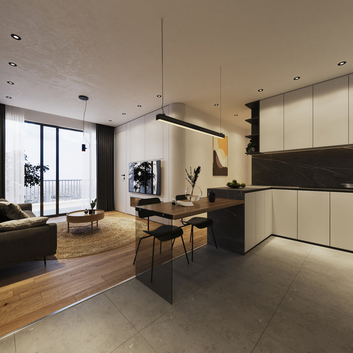 HOFTRONIC 6x  - LED Inbouwspots Badkamer IP65 Zwart