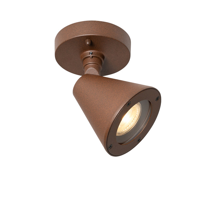 QAZQA Moderne buiten wandlamp roestbruin IP44 verstelbaar - Ciara