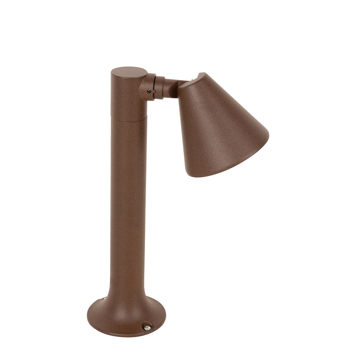QAZQA Modern buiten paaltje roestbruin 30 cm IP44 verstelbaar - Ciara