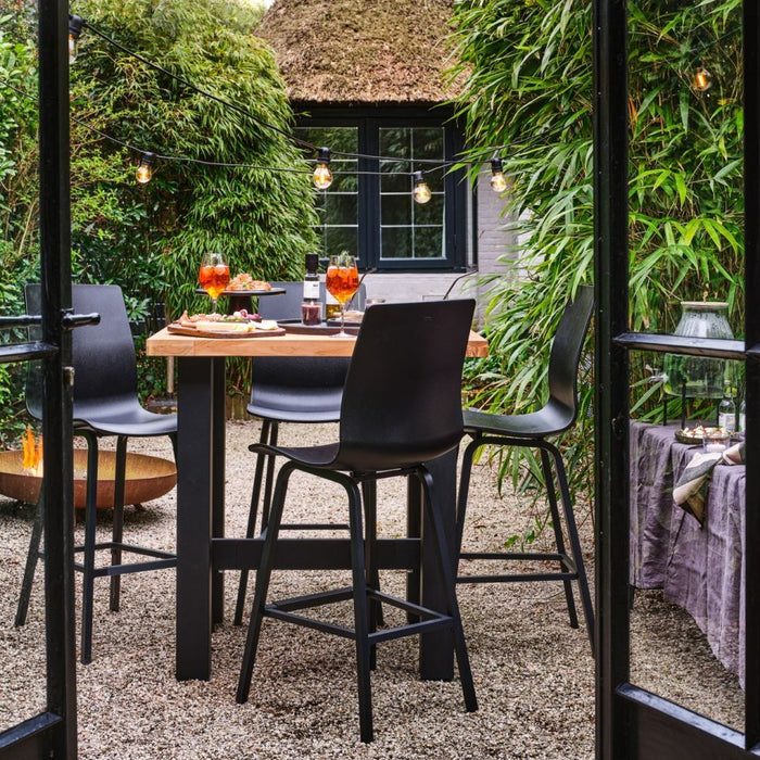 Hartman Sophie Yasmani Bartafel 100 Cm Naturel Teak - Zwart H-Frame