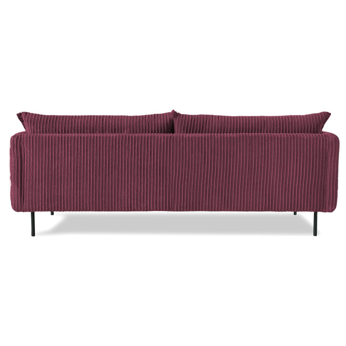 by fonQ Ribbon 4-zitsbank - Rib - Bordeaux