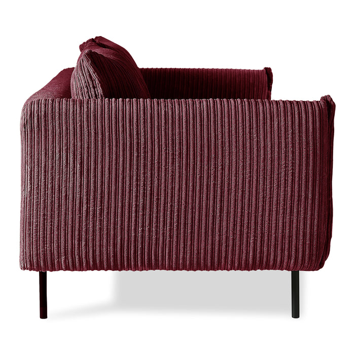 by fonQ Ribbon 4-zitsbank - Rib - Bordeaux