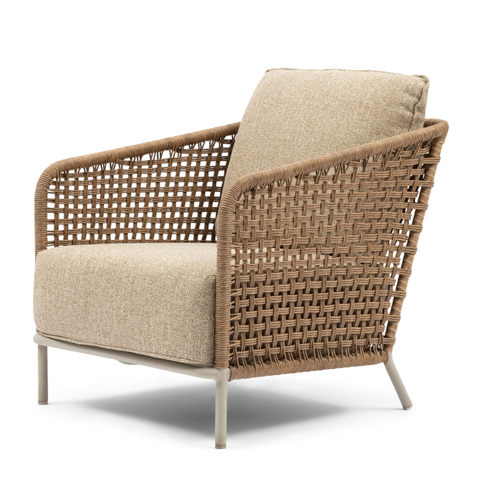 Riviera Maison Tuinstoel buiten - Sanur Outdoor Lounge Chair  - Beige