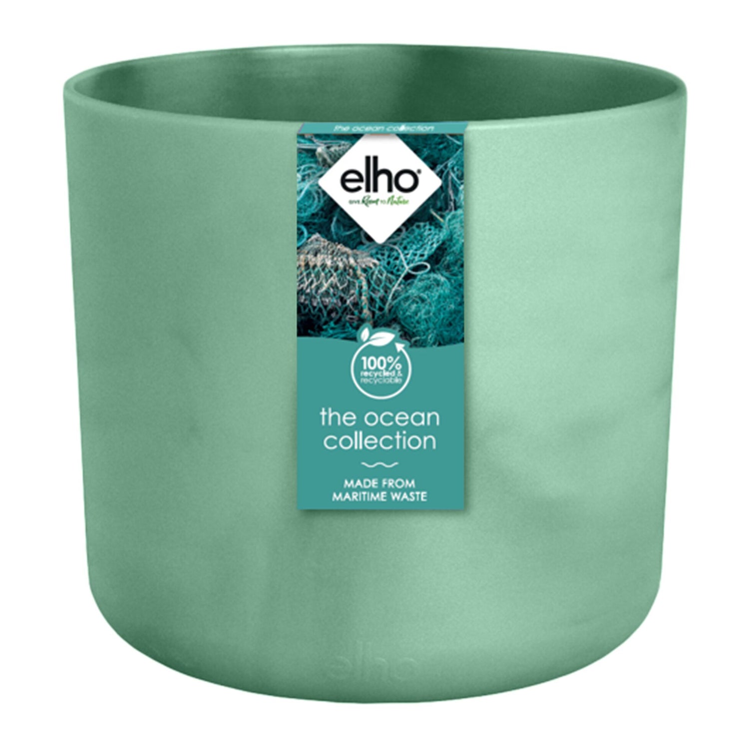 elho The Ocean Bloempot Round Ø 18 cm - Groen