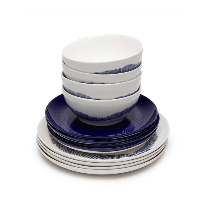 SERAX - Ottolenghi - Feast Serviesset 12-delig - Wit/Blauw