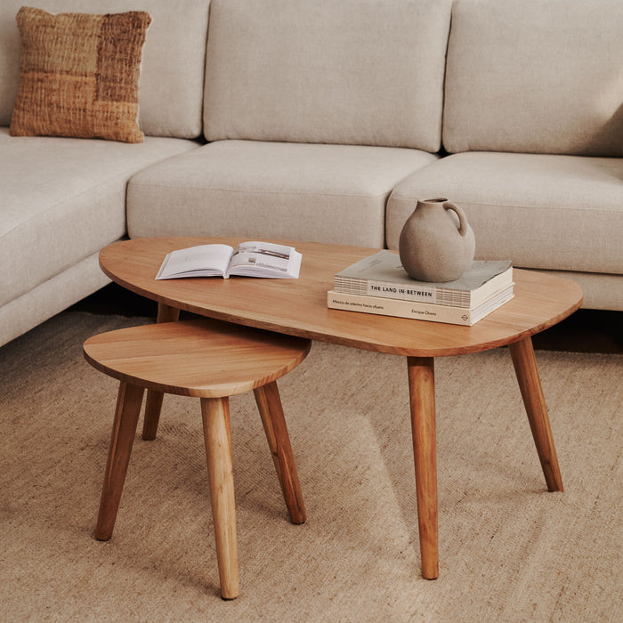 Kave Home Eluana Salontafel 110 x 60 cm - Acaciahout