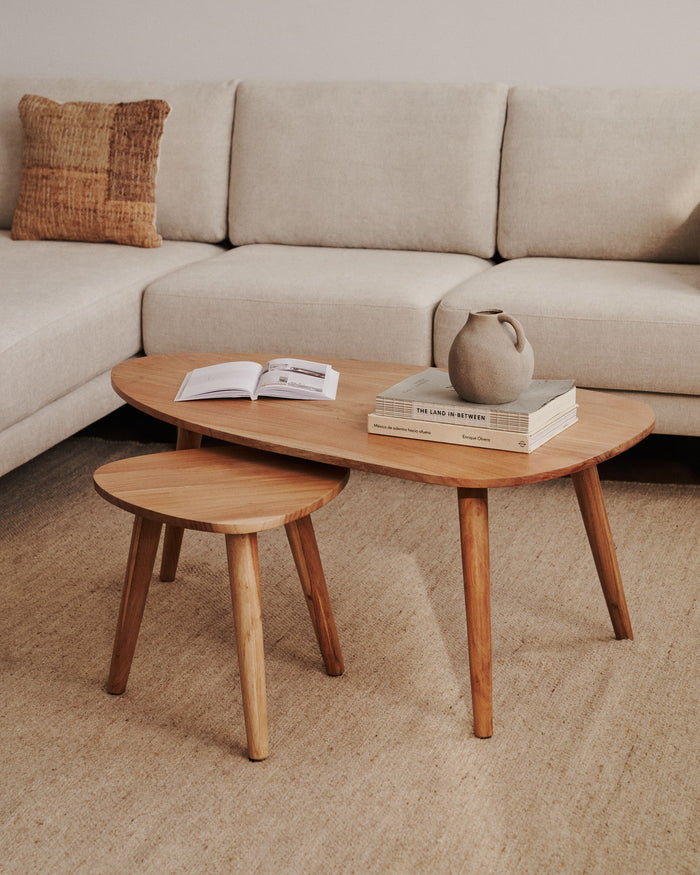 Kave Home Eluana Salontafel 110 x 60 cm - Acaciahout