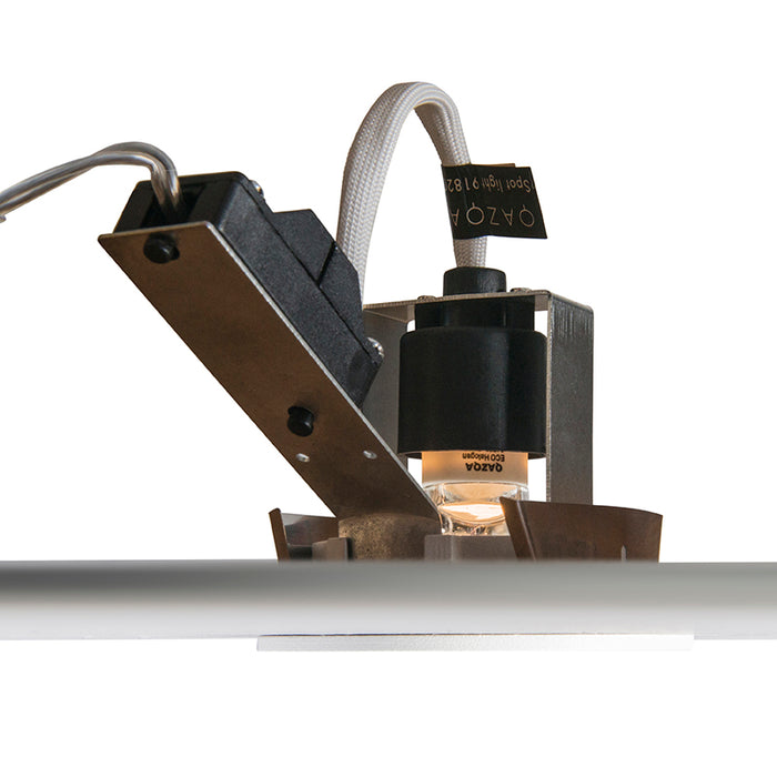 QAZQA Set van 10 smart inbouwspots wit kantelbaar incl. Wifi GU10 -