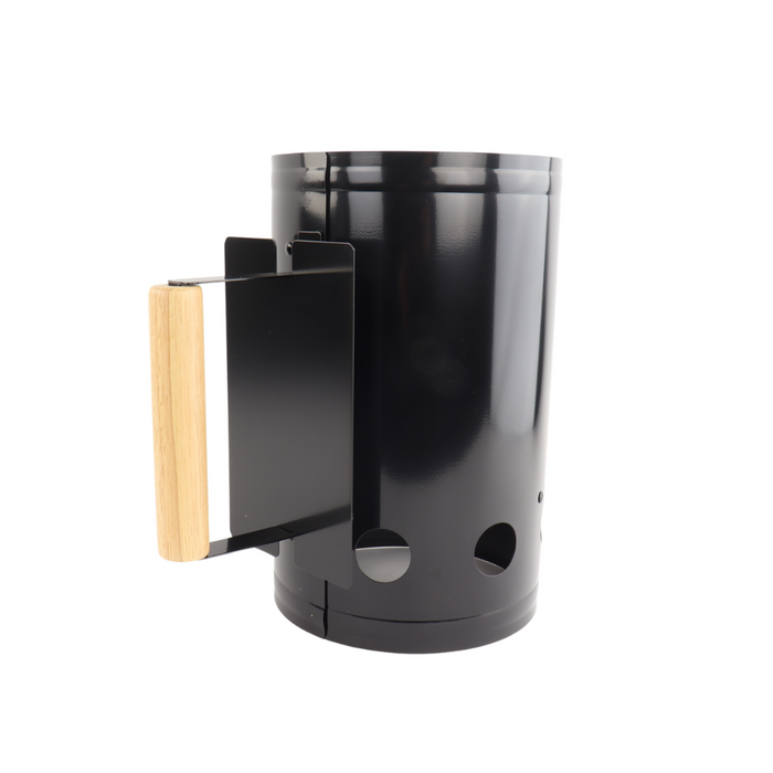 Orange85 Brikettenstarter BBQ Kolen Starter Zwart Barbecue 27x17x27...