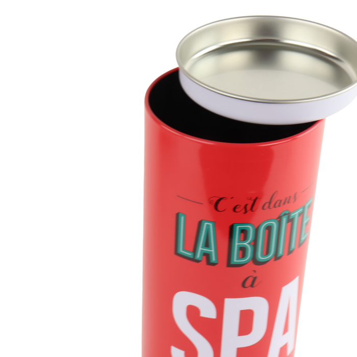 Orange85 Spaghetti Voorraadpot Blik Bewaardoos met Deksel Retro