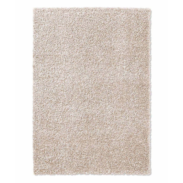 Tapeso Hoogpolig vloerkleed effen Classic - crème - 300x400 cm